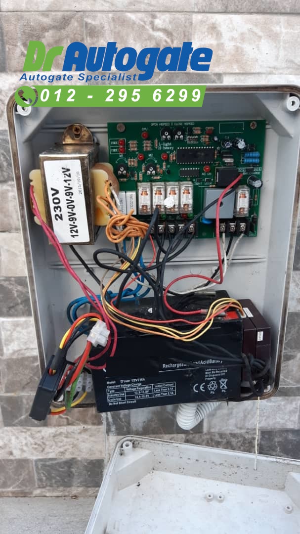Service Repair Auto Gate Cannot Open In Gombak – Dnor 712 Swing Panel