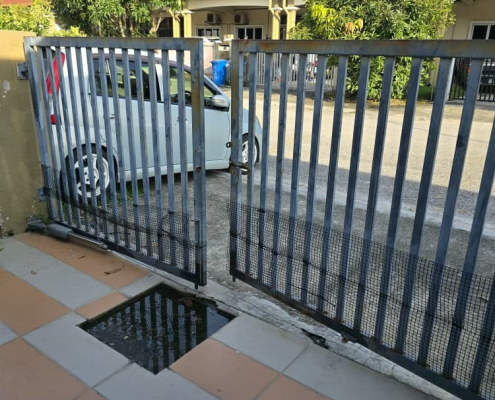 Swing Autogate Installation Jalan Kebun