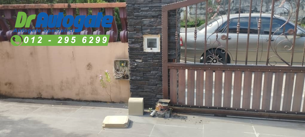 Pasang Sliding Autogate Motor Selayang