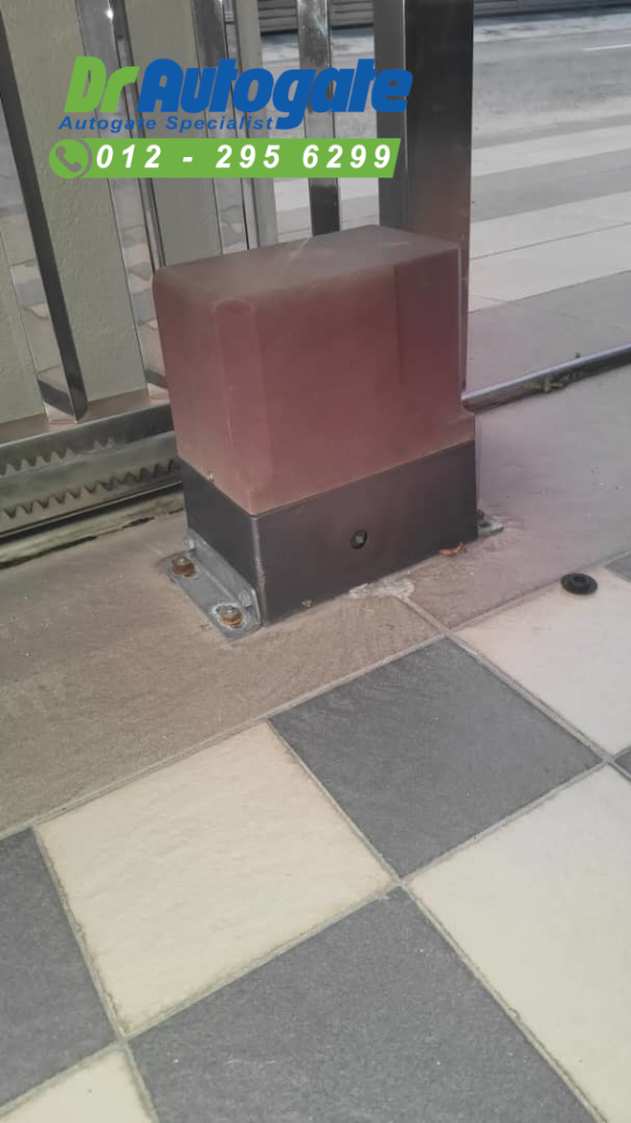 Pasang Sliding Autogate Motor Baru Ampang