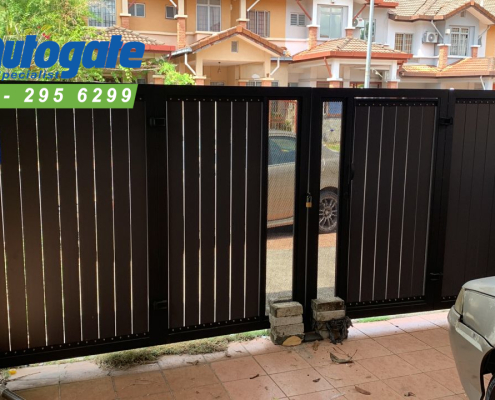 Swing Autogate Installation Jalan Kebun