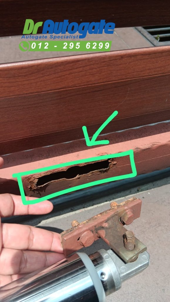 Arm Autogate Bracket Repair Setiawangsa